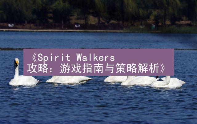 《Spirit Walkers攻略：游戏指南与策略解析》